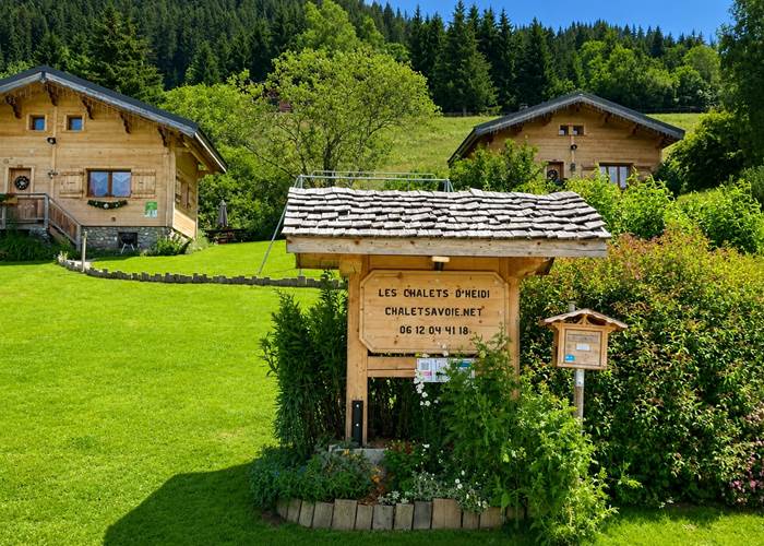 Jardin, Les Chalets d'Heidi