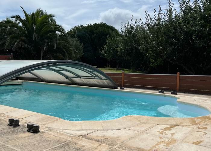 La piscine couverte chauffée