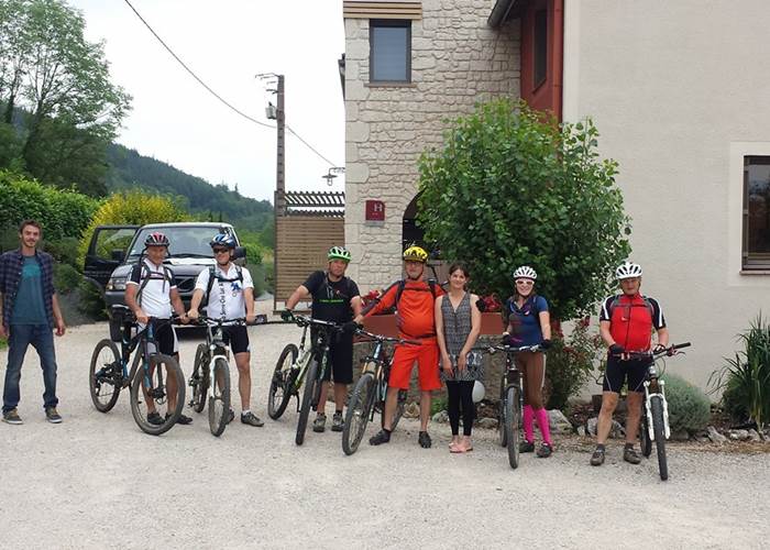 Groupe client en VTT