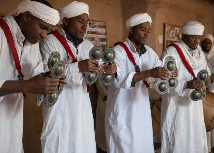 Musique Gnaoua au village de Khamlia