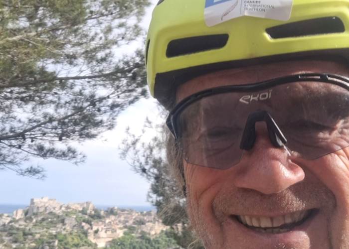 Philippe en route pour les Baux de Provence