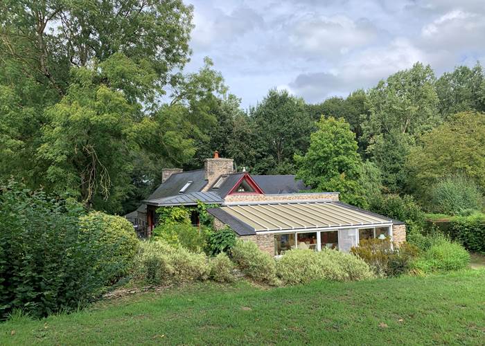 Véranda vue du verger