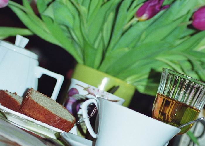 Chambre d'Hôtes l'Ephémère - Table du petit déjeuner