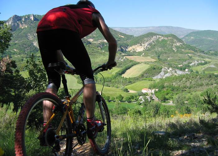Auberge de 30 pas descente en VTT