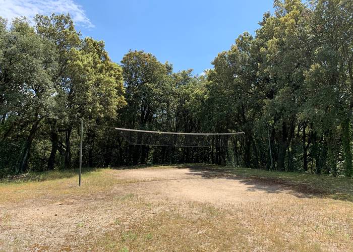 Terrain de volley-ball/badminton