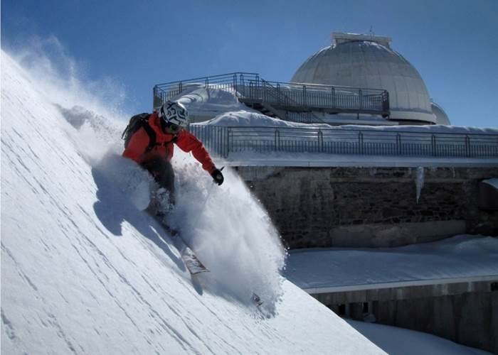 Bareges Freeride au Pic du Midi ©L.Pantoja
