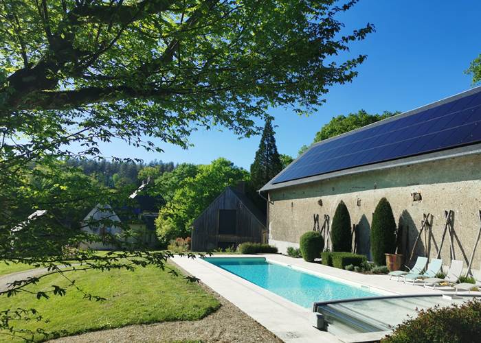 piscine extérieure chauffée