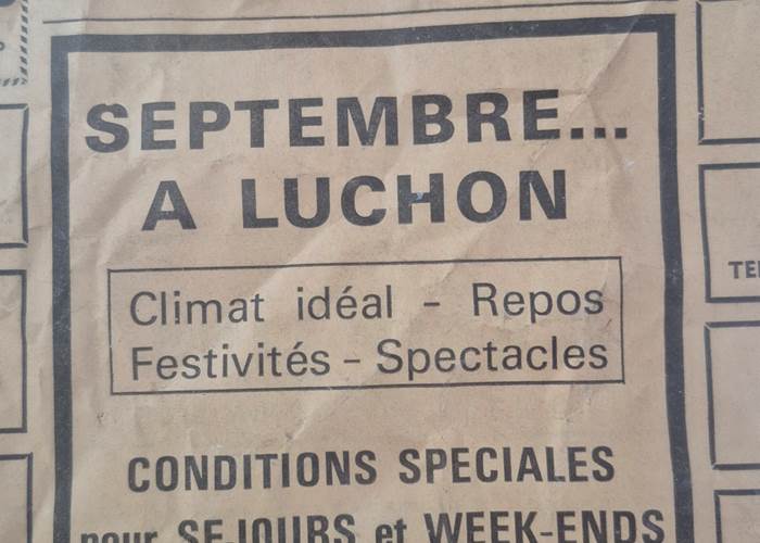 Septembre a Luchon