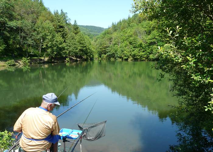 Pêche sur le lac