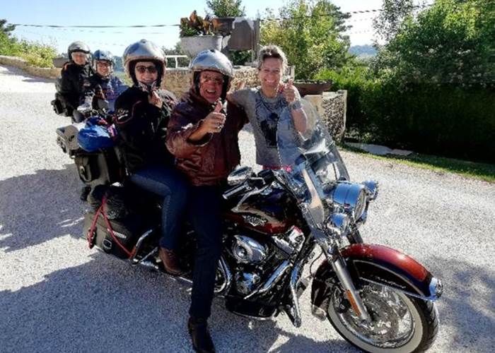 Des bikers aux Chalets d'Argentouleau !