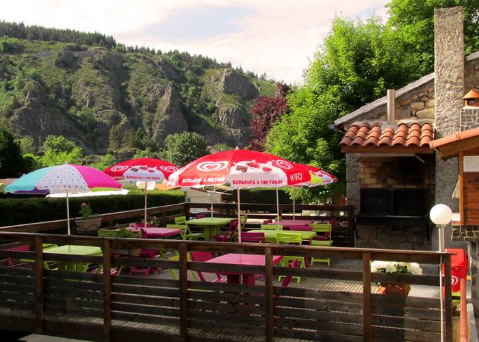 Terrasse côté camping