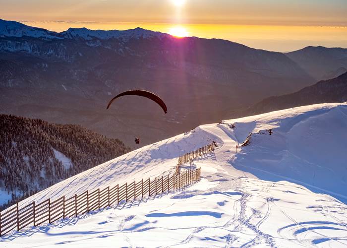 Parapente hiver