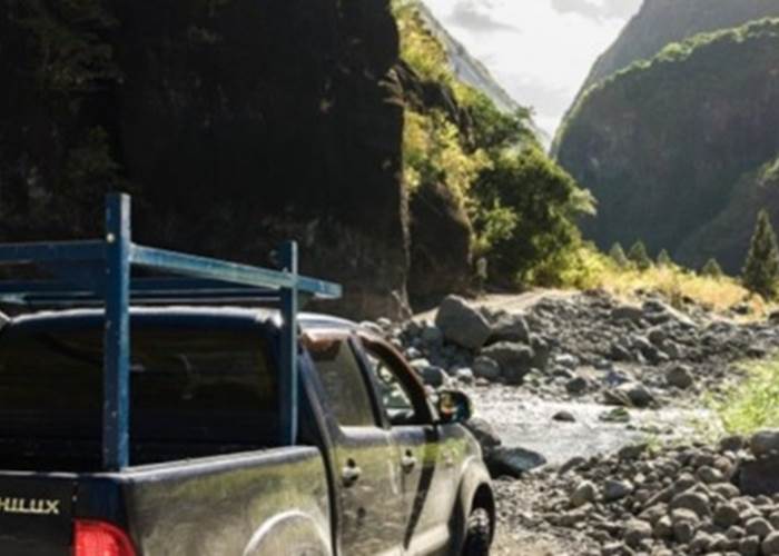 Taxi 4x4 de la rivière des galets