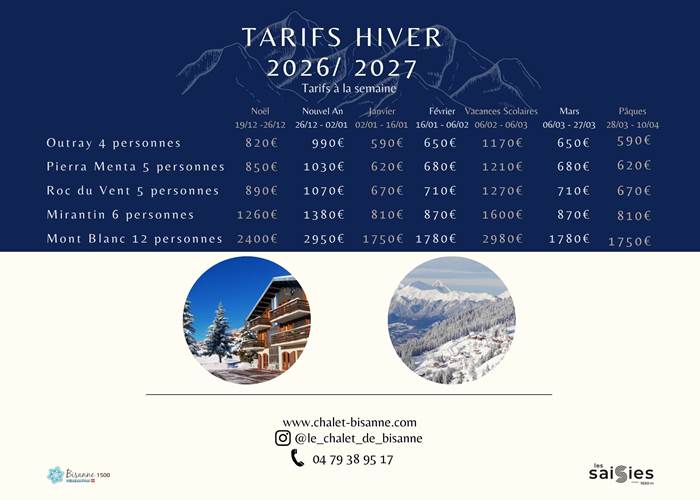 Hiver 2026 / 2027