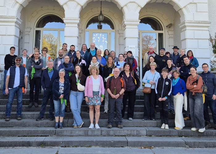 Daniel du Gîte Le Cristal après l'Aper'aventure lors de la journée des partenaires de la Maison du Tourisme Famenne-Ardenne au Domaine provincial de Chevetogne en avril 2026