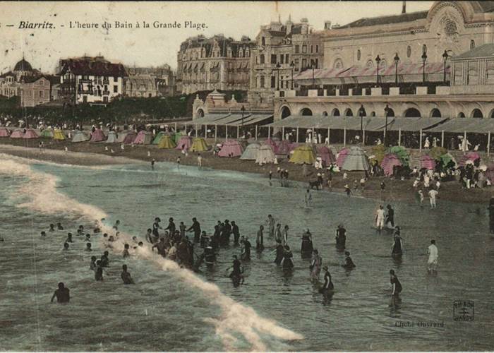 Grande Plage, l'heure du bain