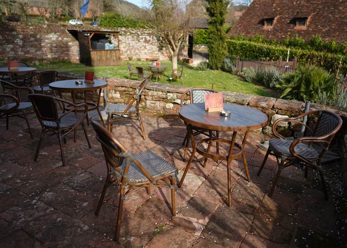 café/terrasse du château