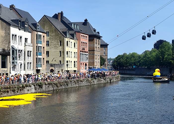 Namur: les quais de la Sambre