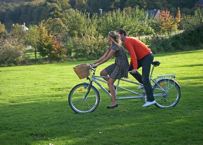 couple vélo @ Les Cigognes