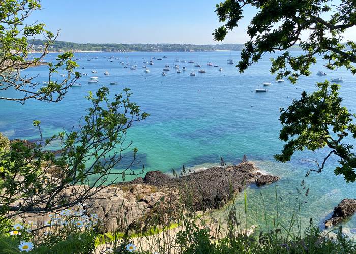 Plage de Bertheaume, 2 kms de La Grange Neuve