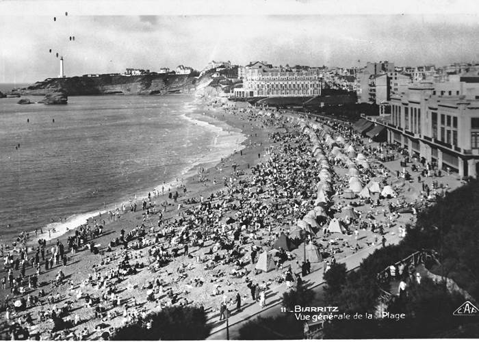 Vue générale de la Grande Plage
