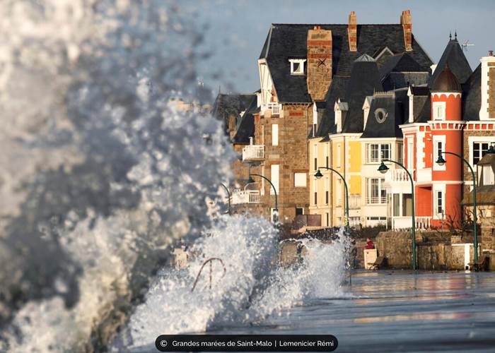 Grandes marées saint-Malo - Gentilhommière de la Grande Toutenais