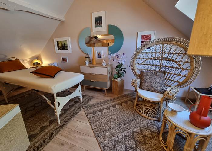 Un espace Massage cocooning et voluptueux