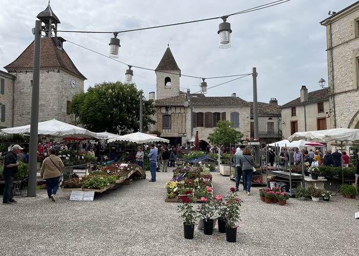 Marché aux plantes Tournon d'Agenais