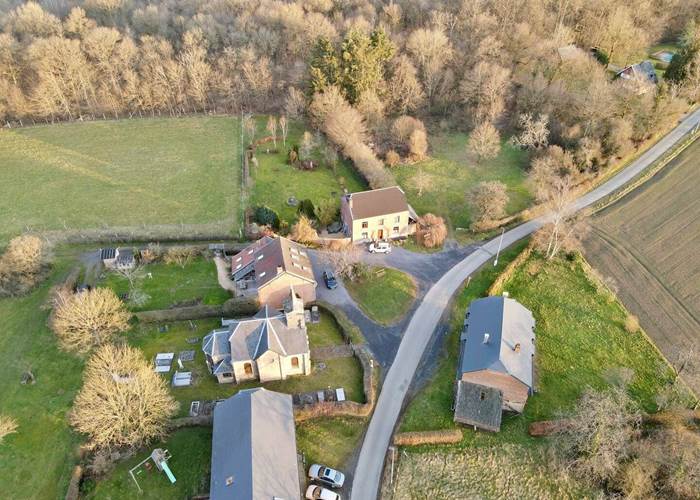 Gîte La Source de Manon vue d'en haut-page