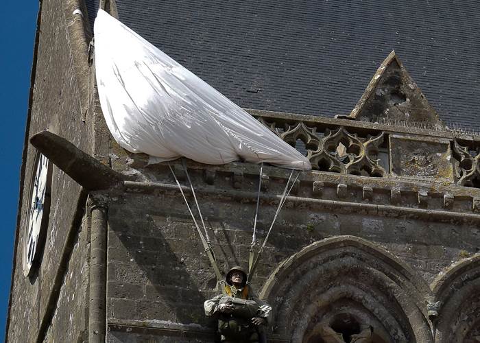 débarquement parachute