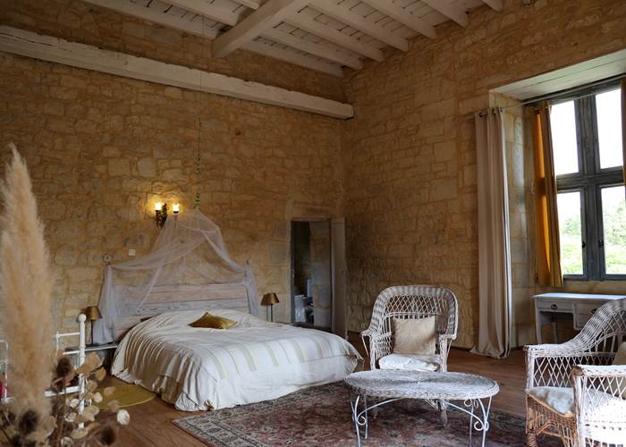 Chateau de Saint Chamarand, chambre du ROI, Aile Renaissance (4)