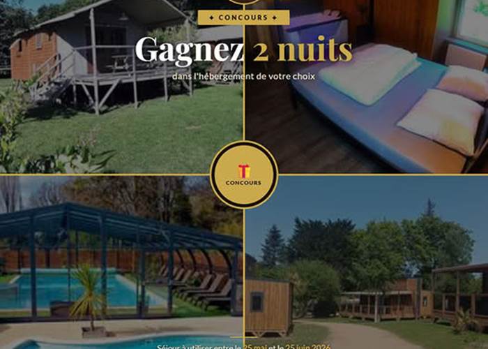Gagnez un séjour de 2 nuits au Glamping Terre & Mer !