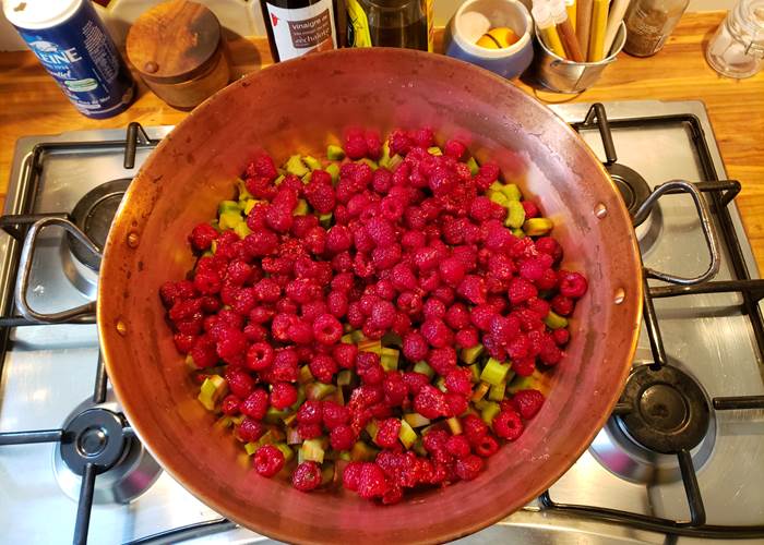 Confiture Framboises Rhubarbe-page