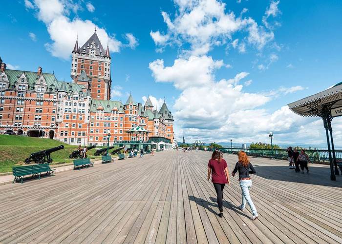 la terrasse Dufferin