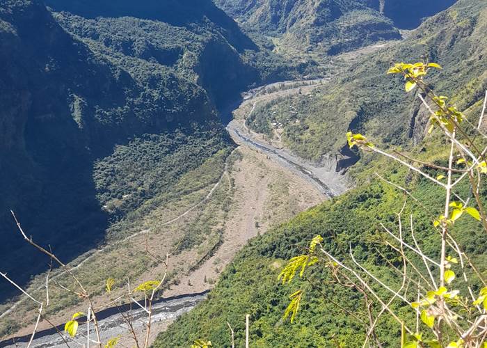 Rivière des Galets depuis la Canalisations des Orangers