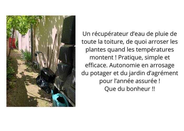 Récupérateur d'eau de pluie