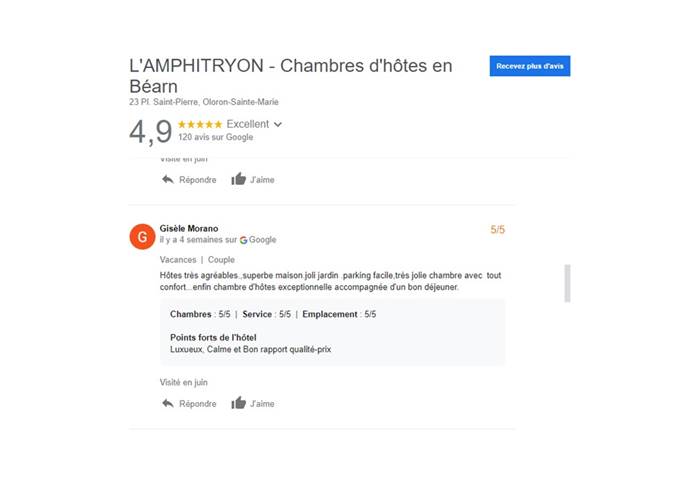 Chambres d'hôtes l'Amphitryon - Luxueux, chambre tout confort, joli jardin, très bon rapport Qualité/Prix