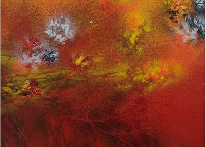 Ephémères n°3  - Acrylique, 60x40cm