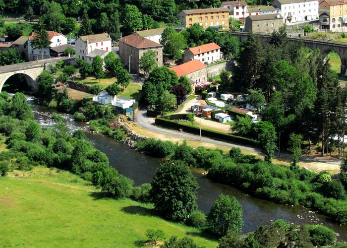 Vue générale du camping