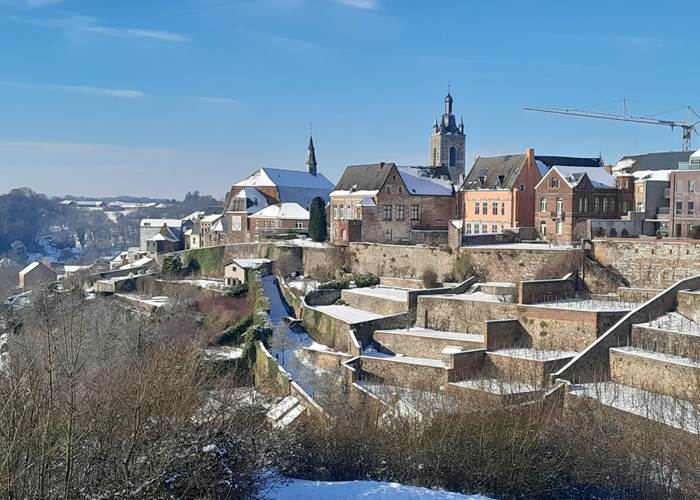 Les Jardins suspendus sous la neige