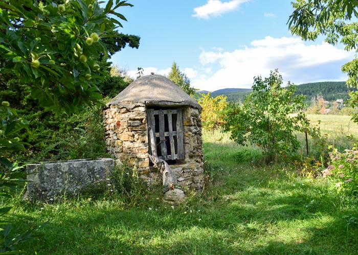 Le puits dans un coin du parc