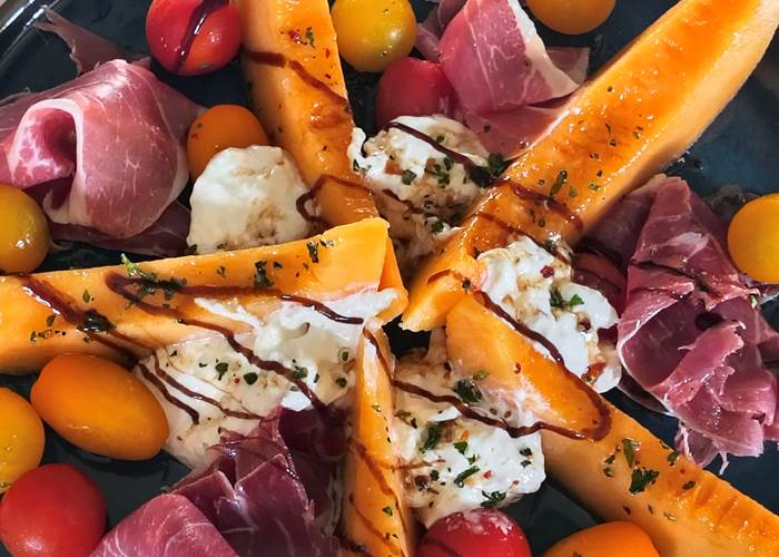 Des entrées fraîches et de saison, préparées maison.