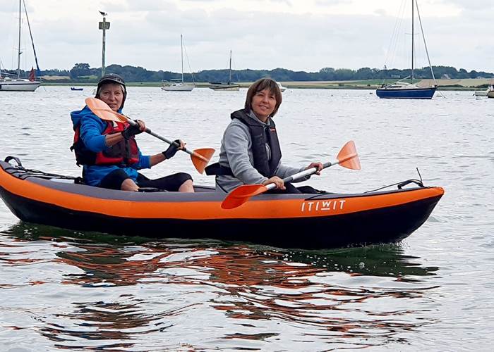 Sortie canoë sur La Rance