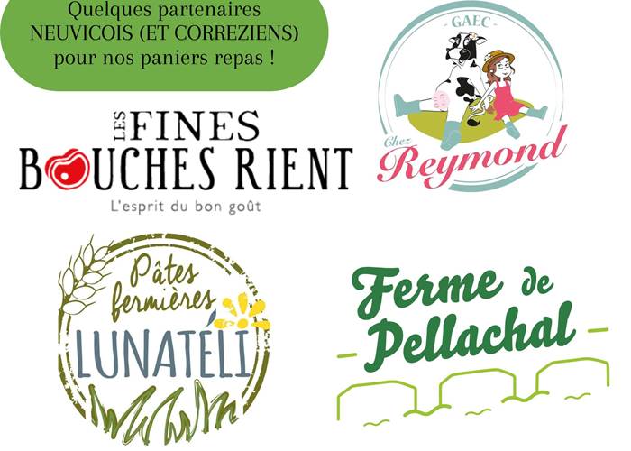Quelques partenaires des paniers repas
