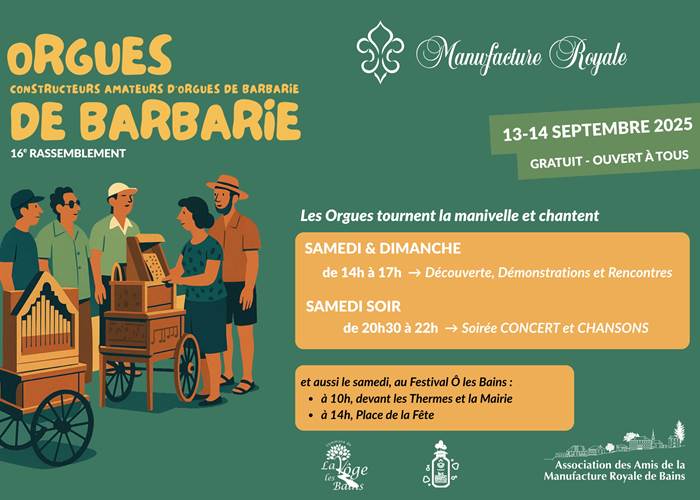 16ème Rassemblement des Constructeurs Amateurs d'Orgues de Barbarie