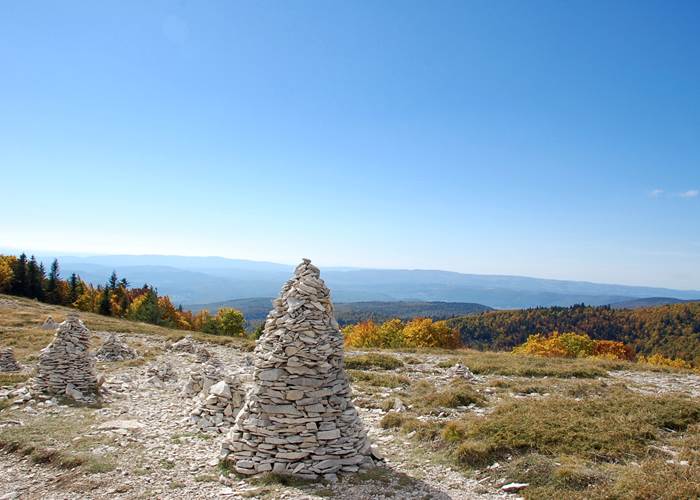 La montagne de Lure en Automne