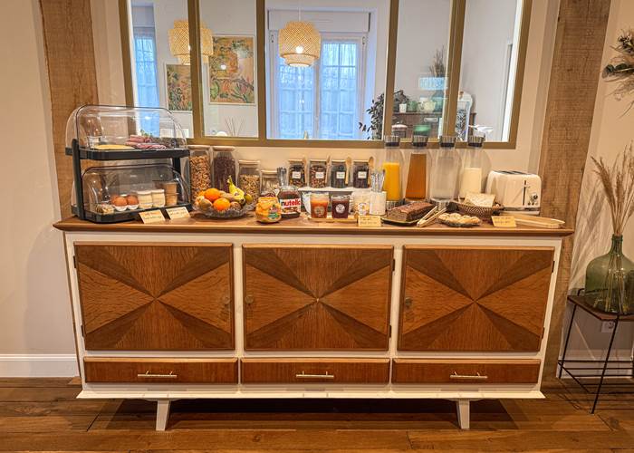 Un buffet gourmand pour bien commencer la journée.