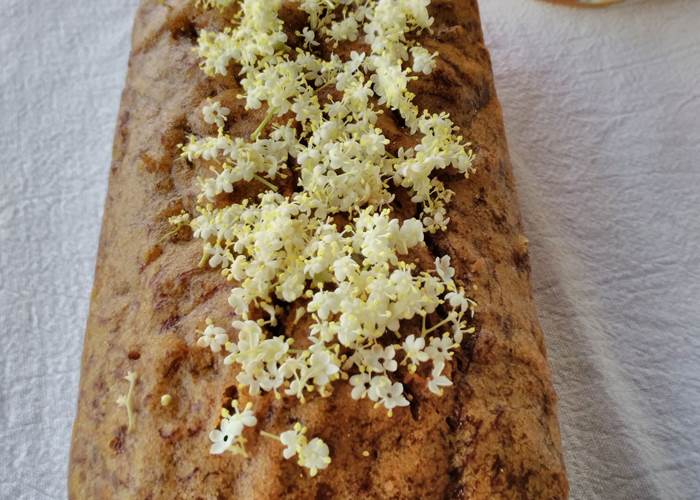 Cake aux fleurs de sureau