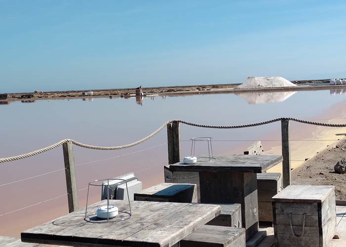 Vue superbe sur les salins de Gruissan