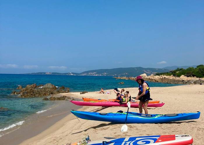 Abbartello kayak paddle Corse